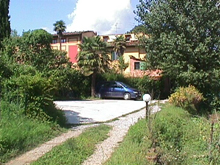 a entrada da Villa